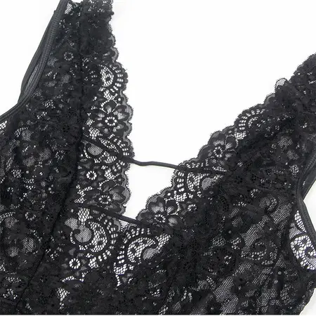Subblime 954383 Elegantno telo sa podvezicama crno S/M