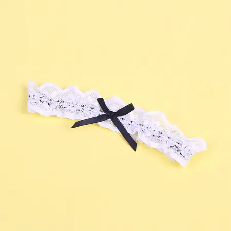 Subblime Lingerie Maid-Inspired Costume Black/White L/XL - Elegant Comfort