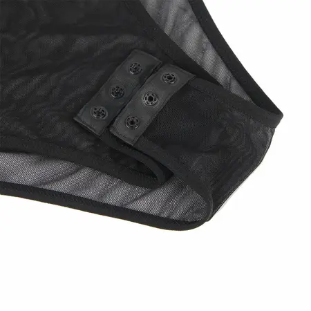 Subblime 954055 Elegantno čipkano telo crno S/M - Premium udobno pristajanje
