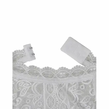 Subblime 953850 Čipkano telo belo S/M - Elegantan providni veš