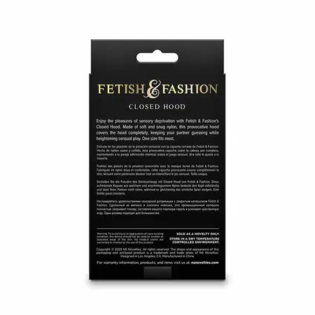NS Novelties Fetish & Fashion Nylon Head Cover White Universal Size