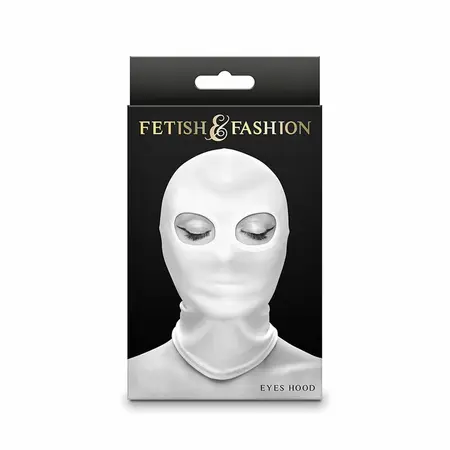 NS Novelties Fetish & Fashion Nylon Eye Hood White - One Size Adjustable
