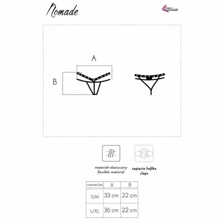 Livco Corsetti Fashion Nomade Otvorena Crna Čipkana Gaća – Elegantan Detalj sa Trakama