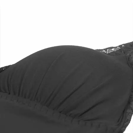 Subblime Crni Cvetni Čipkani Tedini L/XL – Elegantno Podesivo Donje Rublje