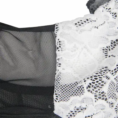 Subblime Sobarica Body Kostim L/XL Crna i Bela – Elegantan Dvobojni Bodaj
