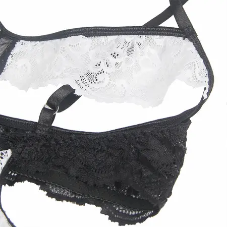 Subblime Sobarica Body Kostim L/XL Crna i Bela – Elegantan Dvobojni Bodaj