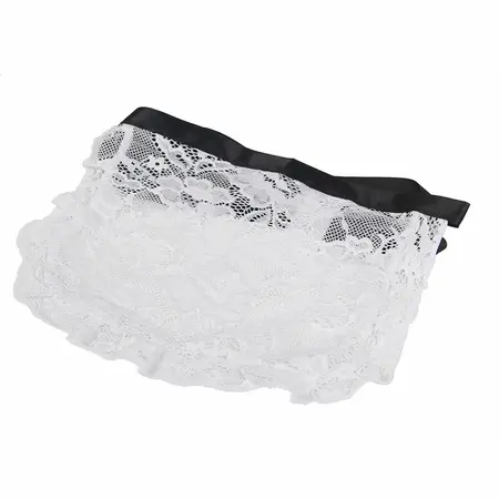 Subblime Maid Body Costume S/M - Black & White, Comfort Fit, Lace Detail