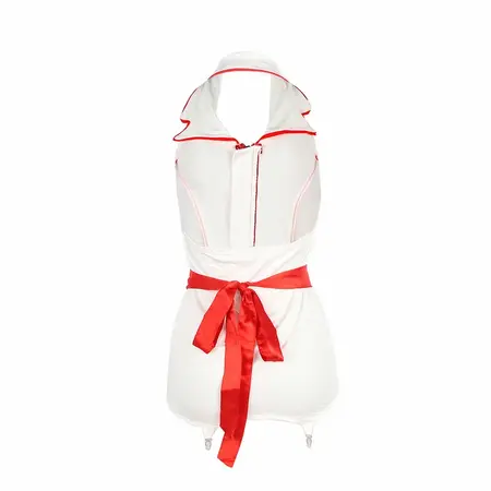 Subblime L/XL Medicinska Haljina Kostim – Crveno-Beli Medicinski Tematski Set