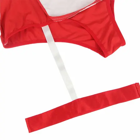 Subblime Nurse-Inspired Intimate Costume Set S/M Red & White