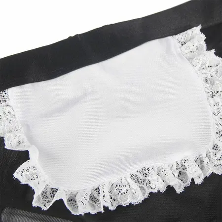 Subblime Maid Lingerie Set L/XL - Black & White Elegant Costume