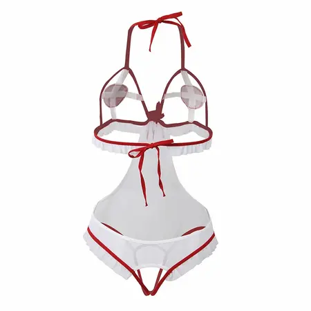 Subblime Medicinski Outfit S/M – Beli, Providan, Otvoren Dizajn, Udobno Prianjanje