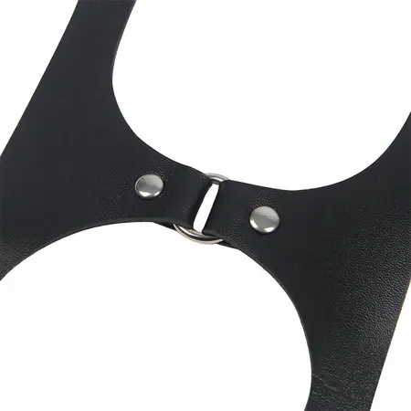 Subblime Kožni Full Body Harness Crni Podesivi Jedna Veličina