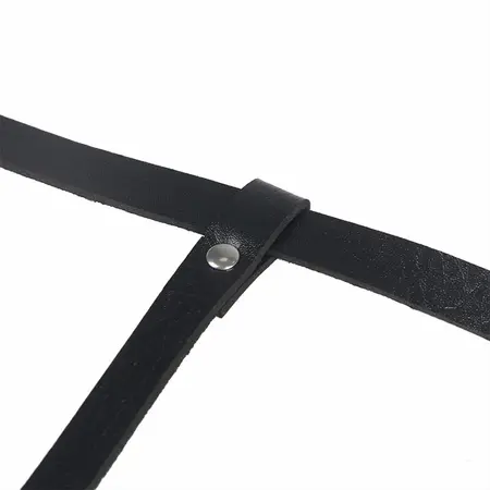 Subblime Leather Body Harness Black Adjustable Size