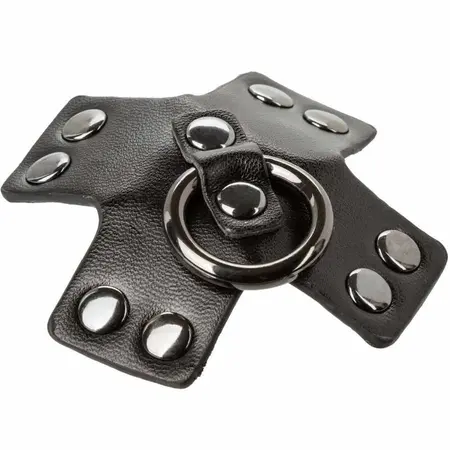 CalExotics Euphoria O-Ring Crni Štitnici za Bradavice - Višekratni, 7.5 cm