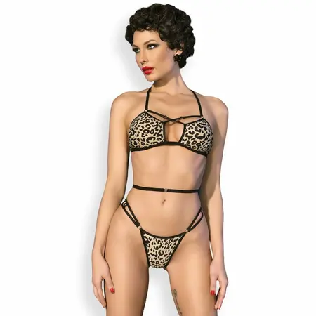 Chilirose CR 4497 Adjustable Leopard Bikini S/M - Premium Swimwear