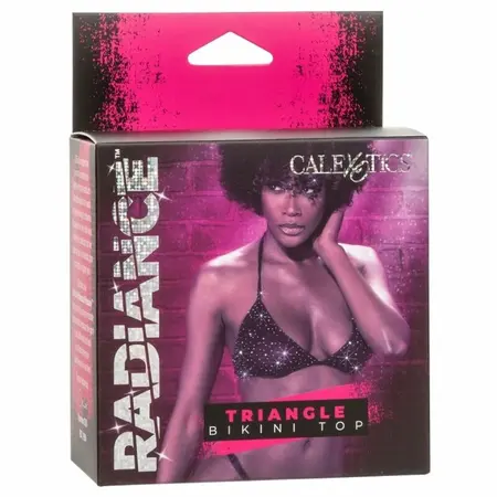 CalExotics Radiance trouglasti bikini top sa akcentima od kamenčića, podesivo pristajanje