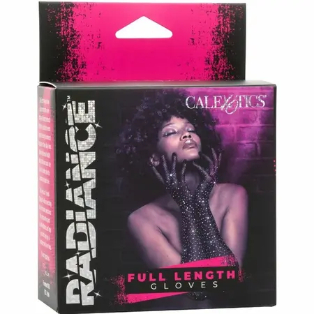 CalExotics Radiance duge mrežaste rukavice sa akcentima od kamenčića, jedna veličina