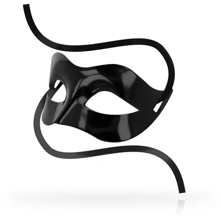 OHMAMA Classic Opaque Black Mask - Unisex Satin Ribbon Design