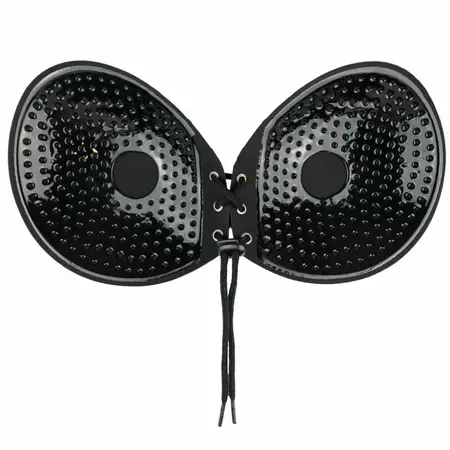 Bye Bra Round Lace-It Adhezivni Grudnjak Crna Velicina A - Resenje bez Bretela i Ledja