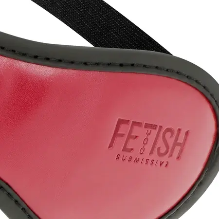 Fetish Submissive Veganska Kozna Maska sa Neopren Postavom, Podesivo Pristajanje
