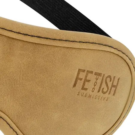 Fetish Submissive Origen Veganska Kozna Maska sa Neopren Postavom - Podesiva