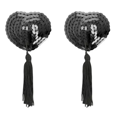 Coquette Chic Desire Self-Adhesive Nipple Covers Black Elegant Design