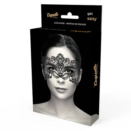 Coquette Chic Desire Cipkana Maska Crna - Elegantan Dodatak za Oci