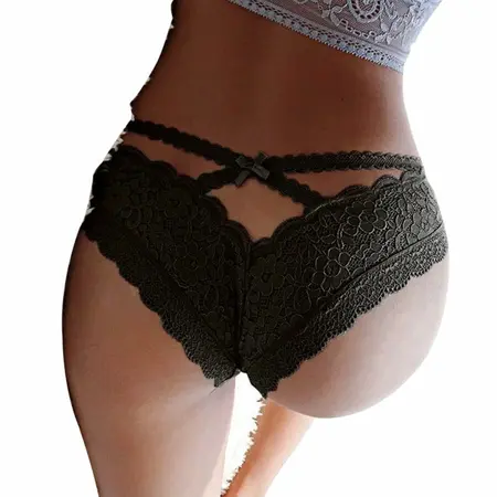 Queen Lingerie S/M Floral Lace Briefs - Elegant Nylon-Spandex Design