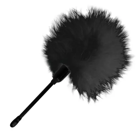 Darkness Sensual Black Feather Tickler sa ergonomskom ručkom 20cm