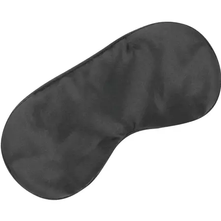 Darkness Basic Black Eye Mask saten sa podesivom trakom