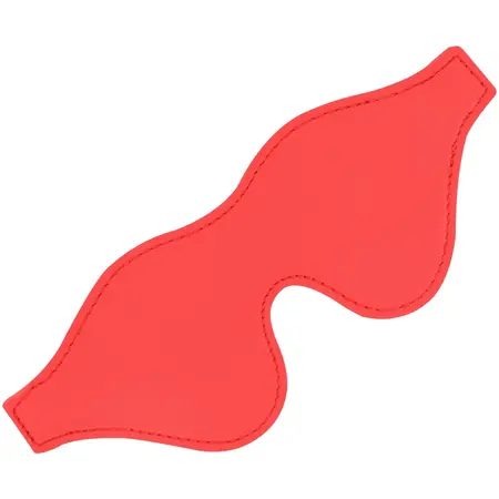 Darkness Red PVC Eye Mask - podesiva traka za glavu, udobno pristajanje