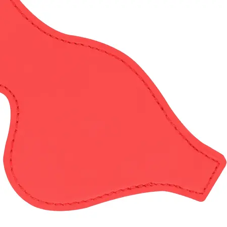 Darkness Red PVC Eye Mask - podesiva traka za glavu, udobno pristajanje