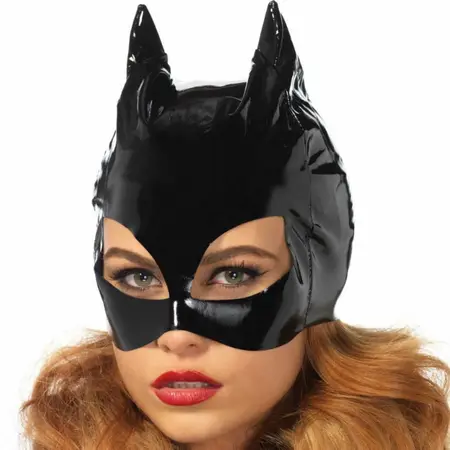 Leg Avenue Catwoman vinil maska crna - elegantan kostimski dodatak