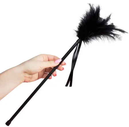 SecretPlay Feather Teaser crni 40cm - senzorni dodatak za dodir