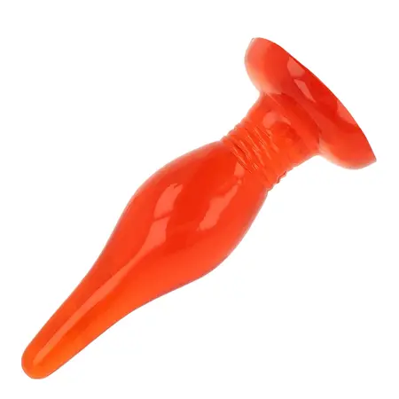 Baile Red Soft Touch Plug Intimate Trainer 14.2 cm with Suction Base