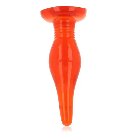 Baile Red Soft Touch Plug Intimate Trainer 14.2 cm with Suction Base