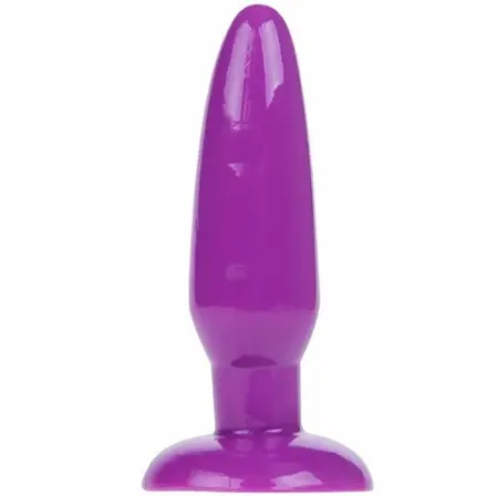 Baile Small Pink Plug 15 cm - Flexible Silicone Model with Suction Base