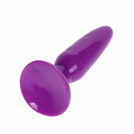 Baile Small Pink Plug 15 cm - Flexible Silicone Model with Suction Base