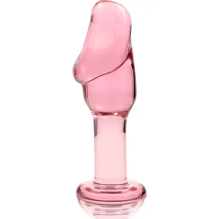 Ibiza Nebula Series Model 6 intimni stakleni čep roze 12,5 cm borosilikat