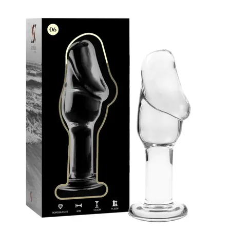 Ibiza Nebula Series Model 6 intimni stakleni čep providni 12,5cm O4cm