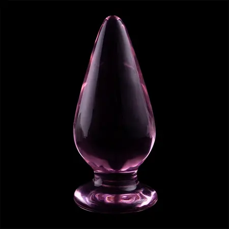 Ibiza Nebula Series Model 4 stakleni intimni čep roze 11cm O5cm