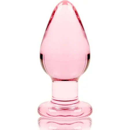 Ibiza Nebula Serija Model 3 Intimni Stakleni Čep Pink 11cm O5cm Borosilikat