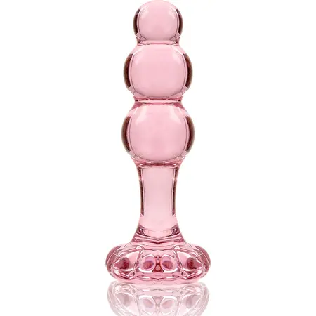 Ibiza Nebula Serija Model 1 Intimni Stakleni Čep Pink 10.5cm Borosilikat