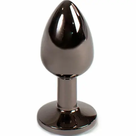 Secretplay Gunmetal Intimni Metalni Čep Mala 7cm Dekorativna Baza
