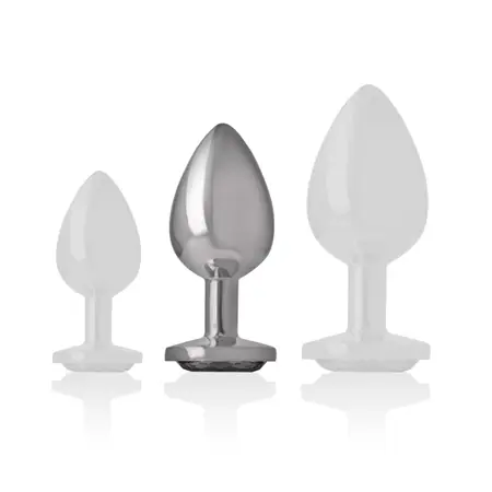 Intense Srednji Aluminijumski Čep Crni Stakleni Akcenat 8cm x 3.3cm