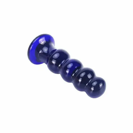 TOYJOY Buttocks The Radiant Vibrantni Stakleni Čep 5 Režima Prozirni