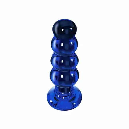 TOYJOY Buttocks The Radiant Vibrantni Stakleni Čep 5 Režima Prozirni