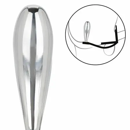CalExotics Star Fucker Glider Plug - Dual Enhancer & Metal Probe with Gem Base