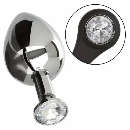 CalExotics Star Fucker XL Teardrop Plug - Aluminum & Silicone System