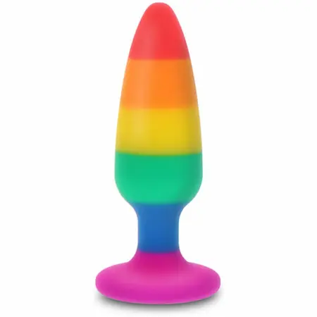 TOYJOY Hunk Rainbow Plug 10.5 cm - Silicone Pride Edition